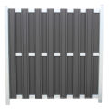 Outdoor Anti-cracking WPC Garden Fence Composite Fence WPC Fencing Graphic Design Modern Finish 8 Standard Colors Whole Set